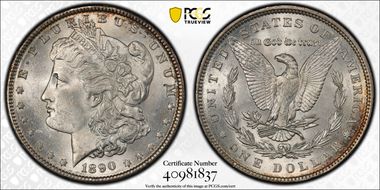 1890 $1 MS63