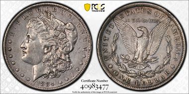 1884-O $1 N1
