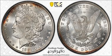 1885 $1 MS64