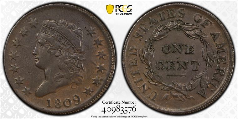 Cert 40983576 - Coin Image