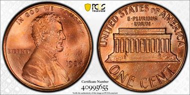 1984 1C Doubled Die Obverse MS68RD