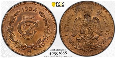 1934-Mo 5C MS64RB