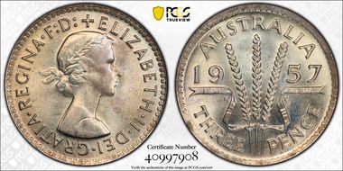 1957(m) 3D MS67