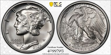 2020-W $25 Palladium First Strike SP69