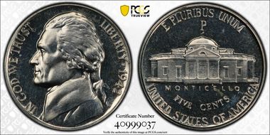 1942-P 5C Silver PR66CAM