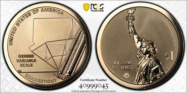 2020-S $1 American Innovation CT Rev PR Gerber Variable Scale PR69