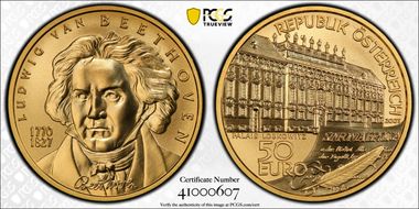 2005 € 50 Beethoven MS70