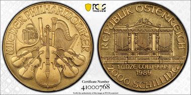 1989 2000 S Vienna Philharmonic Au MS67