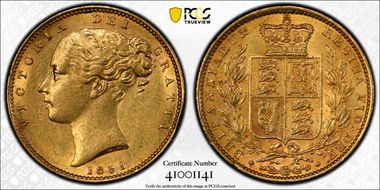 1851 Sov S-3852C AU58