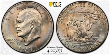 1971 $1 MS64
