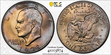 1973 $1 MS65