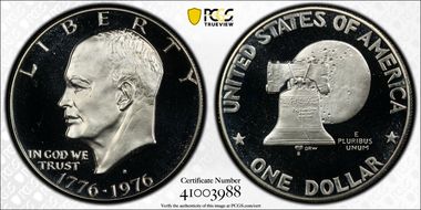1976-S $1 Clad Type 1 PR69DCAM
