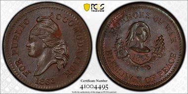 1863 CWT F-37/256a, Horrors of War MS62BN