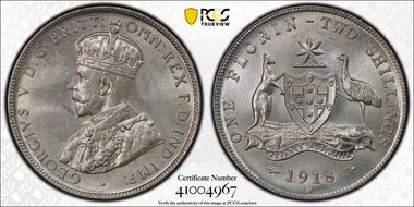 1918-M Florin MS64