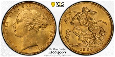 1880-M Sov St. George MS64