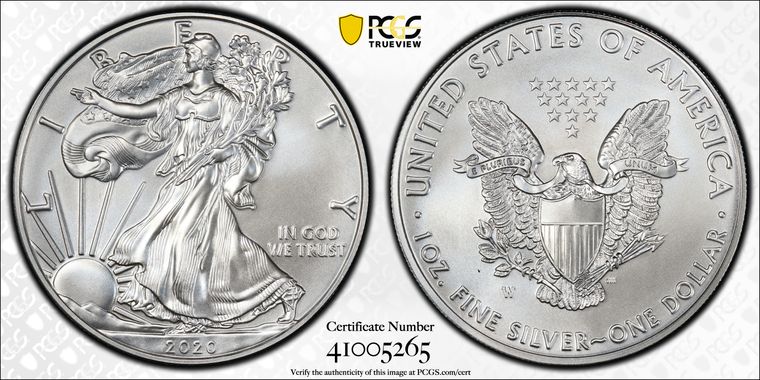 Cert 41005265 - Coin Image