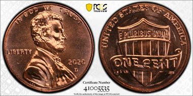 2020-D 1C Shield MS66RD