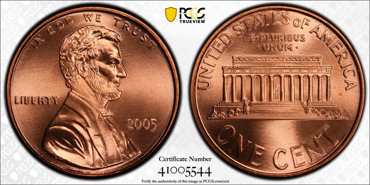 Cert 41005544 - Coin Image