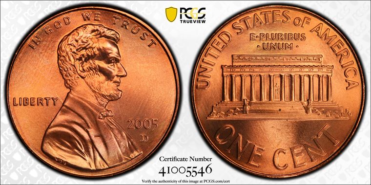 Cert 41005546 - Coin Image