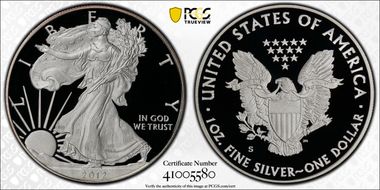 2012-S $1 Silver Eagle  75th Anniversary SF Mint Set PR70DCAM
