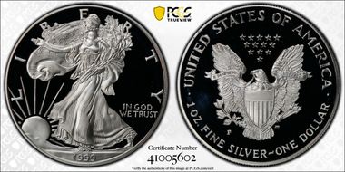 1999-P $1 Silver Eagle PR69DCAM