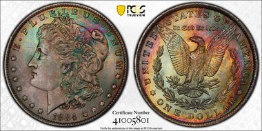 1884-O $1 MS65