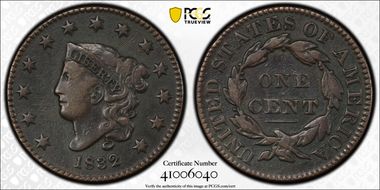 1832 1C Large Letters N1BN