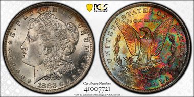 1883-O $1 MS64
