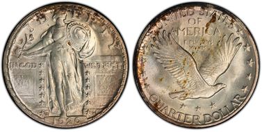 1921 50C Missouri MS62