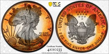 2004-W $1 Silver Eagle PR68DCAM