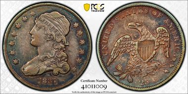 1837 25C B-2 XF40
