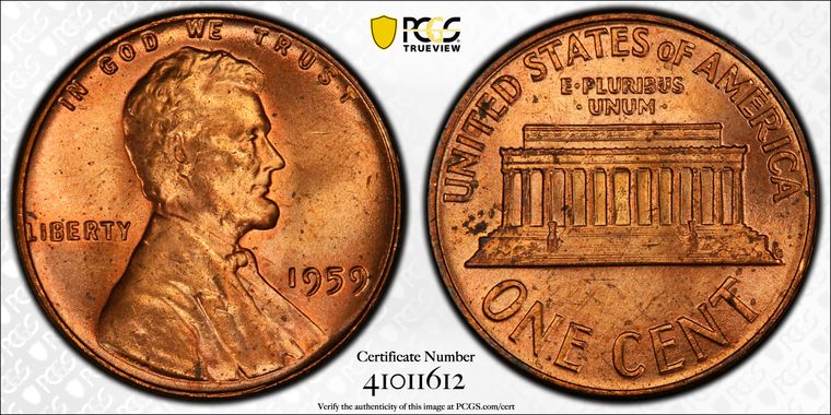 Cert 41011612 - Coin Image