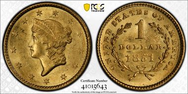 1851 G$1 MS63