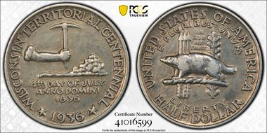 1936 50C Wisconsin XF45