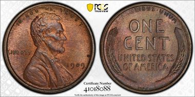 1909 VDB 1C MS65BN