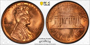 1966 1C MS66RD