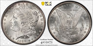 1888-S $1 MS62