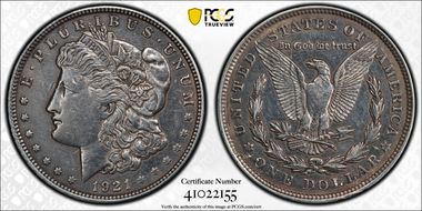 1921 $1 Morgan N1