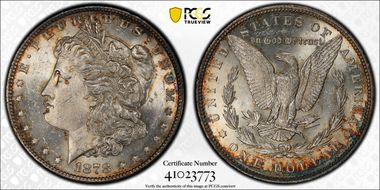 1878 7TF $1 R79 VAM 224 - 168 Reeds MS62