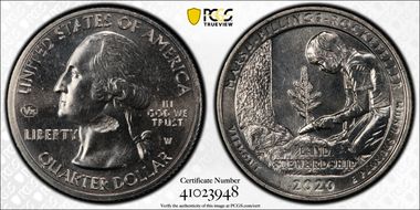 2020-W 25C Marsh-Billings-Rockefeller NP V75 MS65