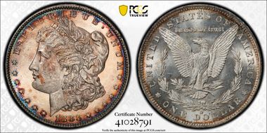 1883-O $1 MS62