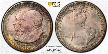 1923-S 50C Monroe MS66