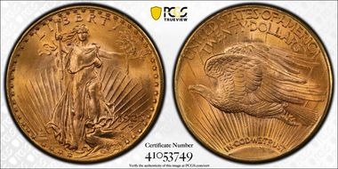 1923-D $20 MS66+