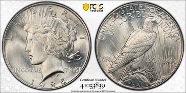 1925 $1 MS64