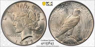 1935 $1 MS63