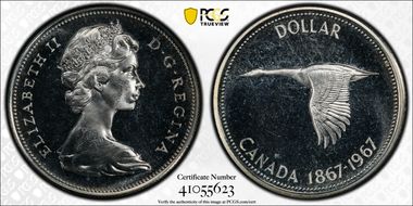 1967 S$1 PL64