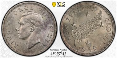 1949 Crown KM-22  Ag MS64