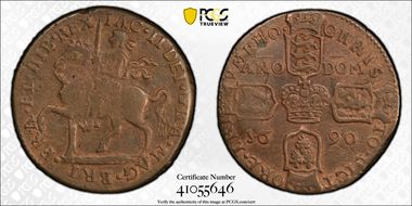 1690 Crown S-6578 Gun Money N1