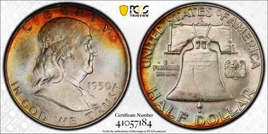 1950-D 50C MS67+ FBL