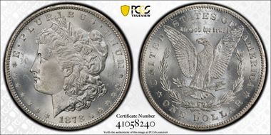 1878-CC $1 MS64+